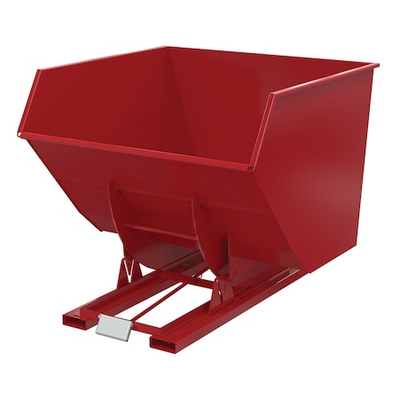 Vestil SELF-DUMP HOPPER HD 4 CU YD 6K RED D-400-HD-SR